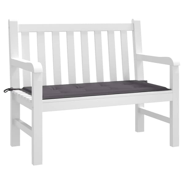 vidaXL hynde til havebænk 120x50x3 cm oxfordstof antracitgrå