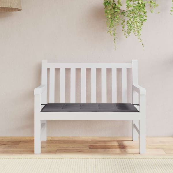 vidaXL hynde til havebænk 120x50x3 cm oxfordstof antracitgrå