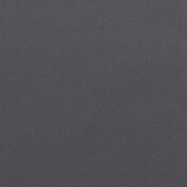 vidaXL stolehynder m. høj ryg 2 stk. 120x50x3 cm stof antracit