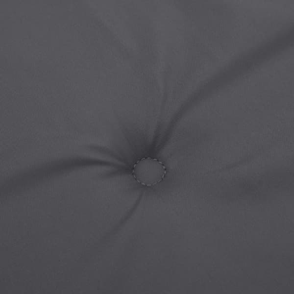 vidaXL Bänkdyna för trädgården antracit 150x50x3 cm oxfordtyg