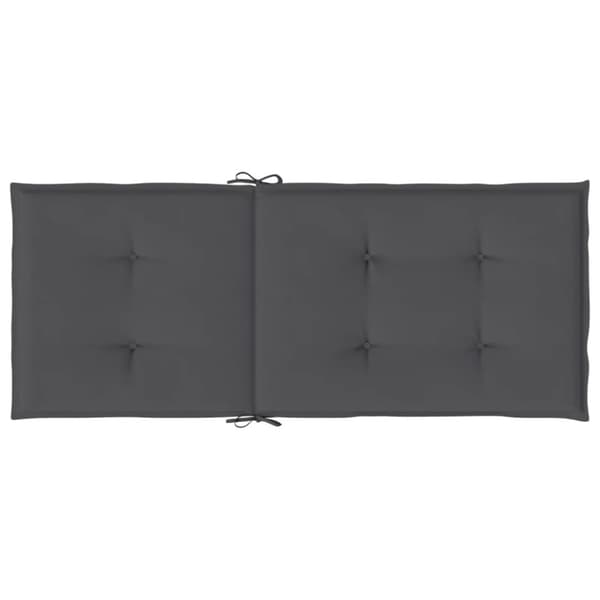 vidaXL Stolsdynor 4 st antracit 120x50x3 cm tyg