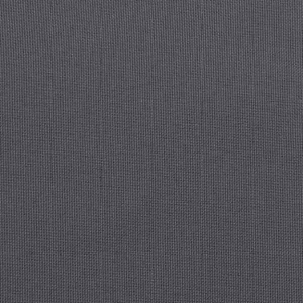 vidaXL Bänkdyna för trädgården antracit 100x50x3 cm oxfordtyg