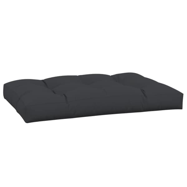 vidaXL pallehynde 120x80x12 cm stof sort