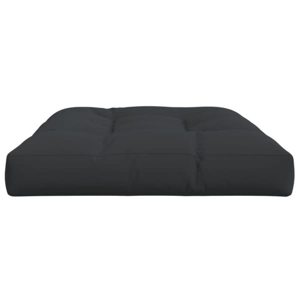 vidaXL pallehynde 120x80x12 cm stof sort