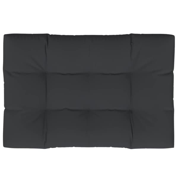 vidaXL pallehynde 120x80x12 cm stof sort
