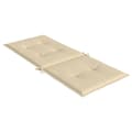 Miniatyrbild 5 av 9: vidaXL Stolsdynor 2 st beige 120x50x3 cm tyg