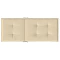 Miniatyrbild 6 av 9: vidaXL Stolsdynor 2 st beige 120x50x3 cm tyg