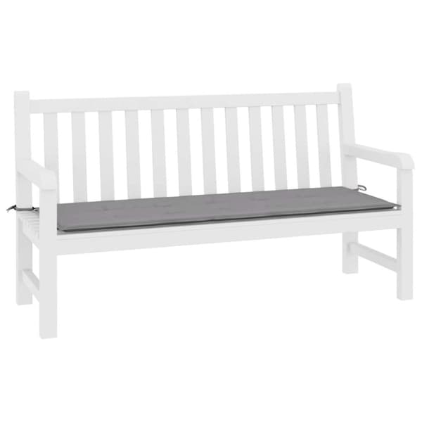 vidaXL hynde til havebænk 200x50x3 cm oxfordstof grå