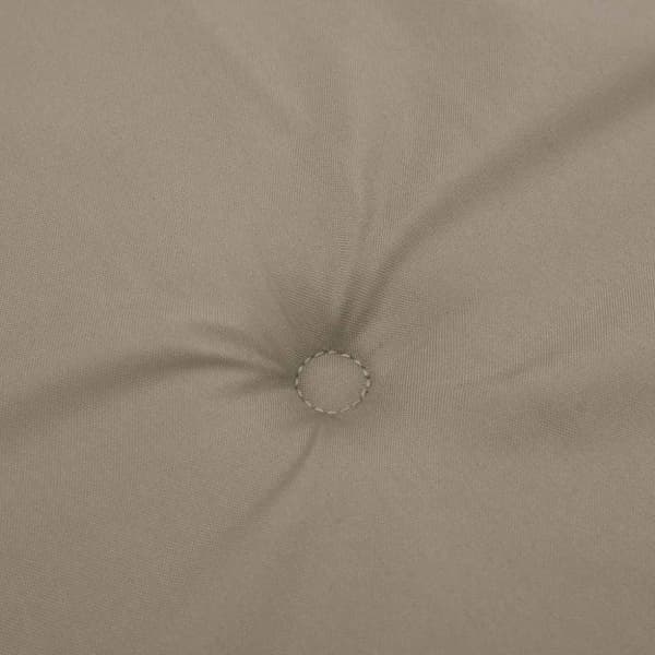 vidaXL hynde til havebænk 150x50x3 cm oxfordstof gråbrun