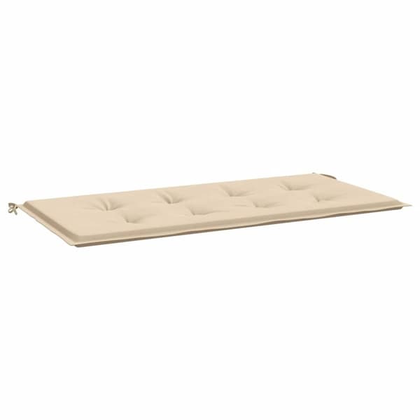 vidaXL Bänkdyna för trädgården taupe 120x50x3 cm oxfordtyg