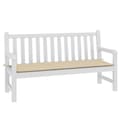 Miniatyrbillede 3 af 7: vidaXL hynde til havebænk 150x50x3 cm oxfordstof beige