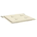 Miniatyrbillede 3 af 8: vidaXL hynder til havestol 2 stk. 50x50x3 cm oxfordstof cremefarvet