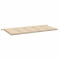 Miniatyrbillede 3 af 8: vidaXL hynde til havebænk 120x50x3 cm oxfordstof beige