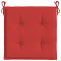 Miniatyrbillede 7 af 10: vidaXL hynder til havestol 2 stk. 50x50x3 cm oxfordstof rød