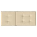 Miniatyrbillede 7 af 9: vidaXL stolehynder m. høj ryg 4 stk. 120x50x3 cm stof beige