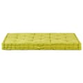 Miniatyrbillede 2 af 7: vidaXL hynde til pallesofa 120x80x10 cm bomuld grøn
