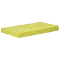 Miniatyrbillede 1 af 7: vidaXL hynde til pallesofa 120x80x10 cm bomuld grøn