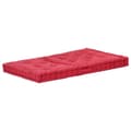 Miniatyrbillede 1 af 7: vidaXL hynde til pallesofa 120x80x10 cm bomuld bordeauxfarvet