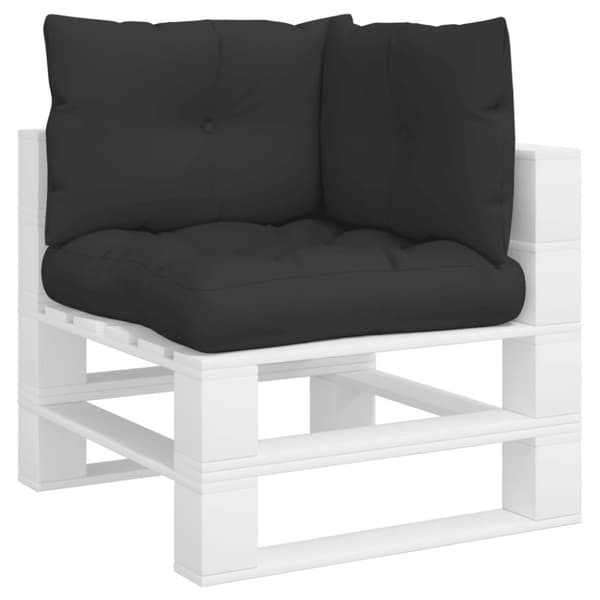 vidaXL Palldynor 3 st svart tyg