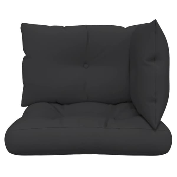 vidaXL Palldynor 3 st svart tyg