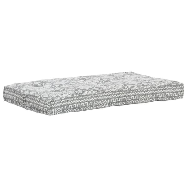 vidaXL hynde til pallesofa stof patchwork lysegrå