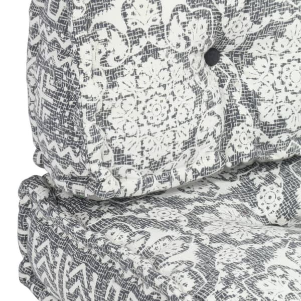 vidaXL hynde til pallesofa stof patchwork lysegrå