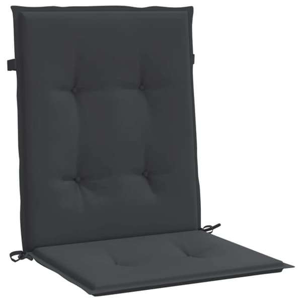 vidaXL Stolsdynor 2 st svart 100x50x3 cm oxfordtyg