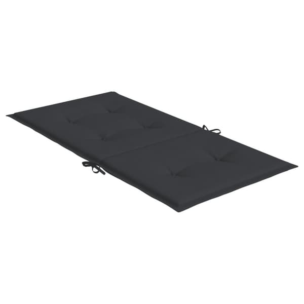 vidaXL Stolsdynor 2 st svart 100x50x3 cm oxfordtyg