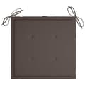 Miniatyrbild 4 av 8: vidaXL Stolsdynor 4 st taupe 40x40x3 cm oxfordtyg