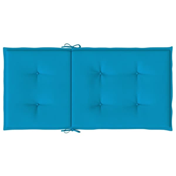 vidaXL Stolsdynor 4 st blå 100x50x3 cm oxfordtyg