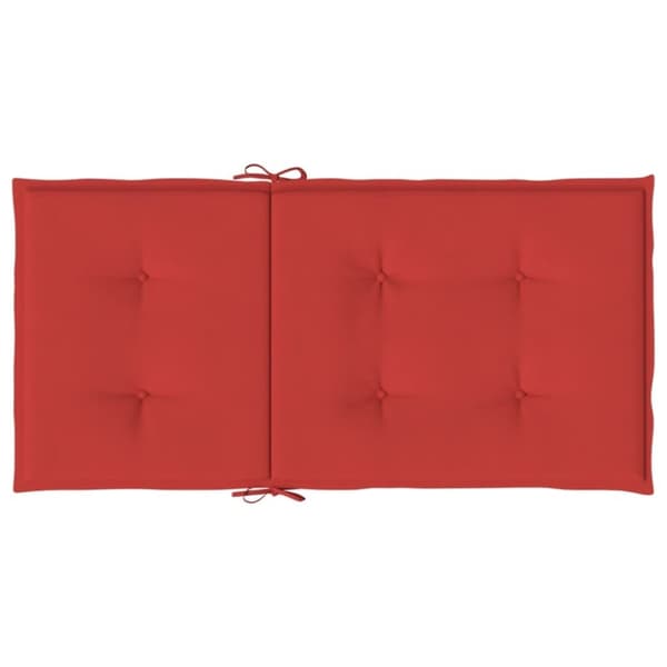 vidaXL Stolsdynor 4 st röd 100x50x3 cm oxfordtyg