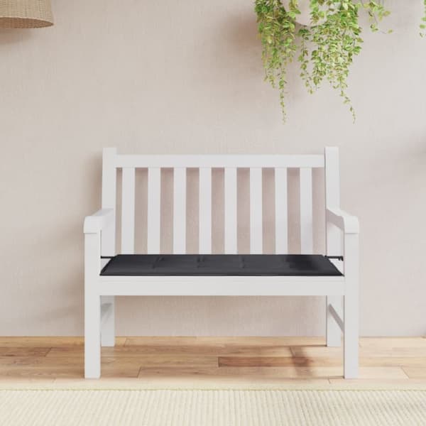vidaXL hynde til havebænk 120x50x3 cm oxfordstof sort