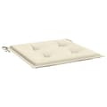 Miniatyrbillede 6 af 10: vidaXL hynder til havestol 4 stk. 40x40x3 cm oxfordstof cremefarvet