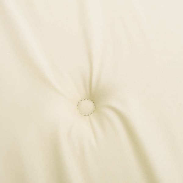vidaXL hynder til havestol 4 stk. 40x40x3 cm oxfordstof cremefarvet