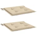 Miniatyrbillede 4 af 10: vidaXL hynder til havestol 2 stk. 50x50x3 cm oxfordstof beige