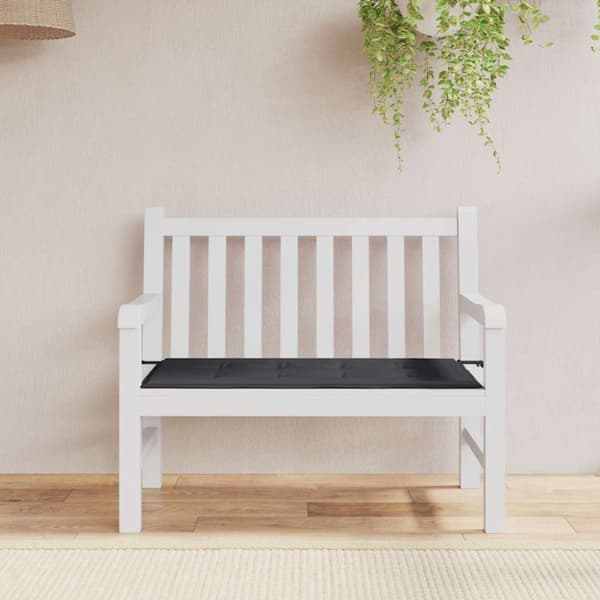 vidaXL hynde til havebænk 100x50x3 cm oxfordstof sort