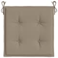 Miniatyrbillede 7 af 9: vidaXL hynder til havestol 2 stk. 50x50x3 cm oxfordstof gråbrun