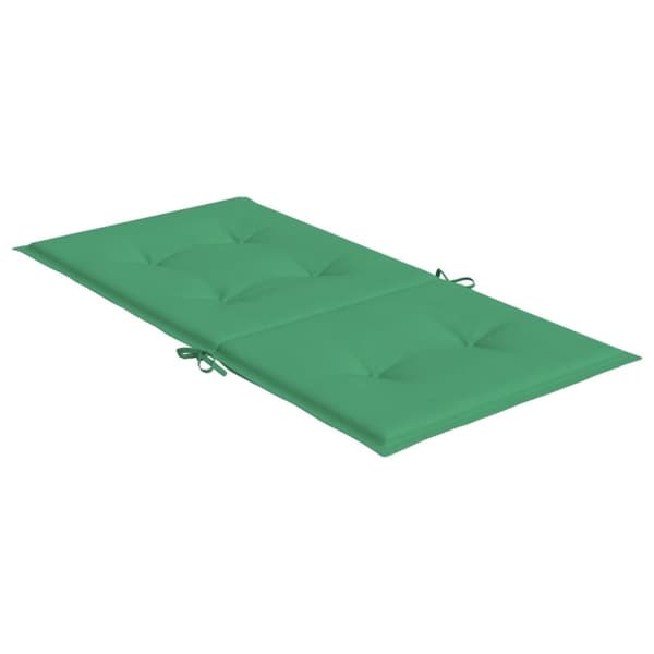 vidaXL stolehynde m. lav ryg 2 stk. 100x50x3 cm oxfordstof grøn