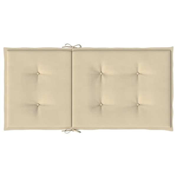 vidaXL Stolsdynor 4 st beige 100x50x3 cm oxfordtyg