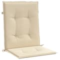 Miniatyrbillede 5 af 9: vidaXL stolehynde m. lav ryg 2 stk. 100x50x3 cm oxfordstof beige