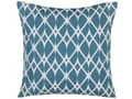 Miniatyrbild 4 av 7: Set av 2 Trädgårdskuddar Blå Polyester Geometriskt Mönster 45 x 45 cm Modern Dekor Tillbehör Vattenbeständig