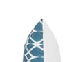 Miniatyrbild 5 av 7: Set av 2 Trädgårdskuddar Blå Polyester Geometriskt Mönster 45 x 45 cm Modern Dekor Tillbehör Vattenbeständig