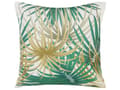 Miniatyrbild 4 av 7: Set med 2 trädågårdskuddar Flerfärgad Polyester 45 x 45 cm Fyrkantig Palmbladsmotiv Modern design