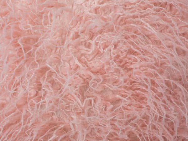 Set med 2 prydnadskuddar Rosa Polyester Fuskpäls 45 x 45 cm Shaggy