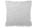 Miniatyrbild 5 av 8: Set med 2 prydnadskuddar Vit Polyester Fuskpäls 45 x 45 cm Shaggy