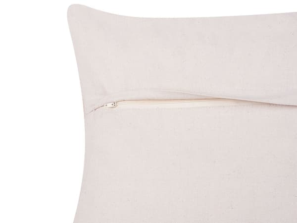 Set med 2 prydnadskuddar Beige Bomull 45 x 45 cm med tofsar Boho Dekoration