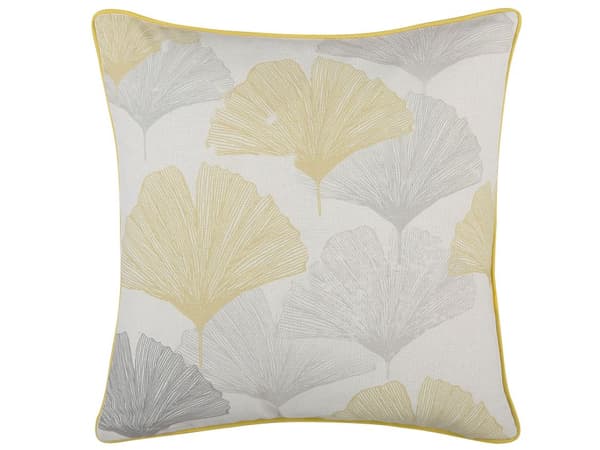 Set med 2 prydnadskuddar Flerfärgad 45 x 45 cm Blommönster Modern retro Dekor Tillbehör