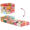 Miniatyrbillede 8 af 10: vidaXL modulpuf stof patchwork