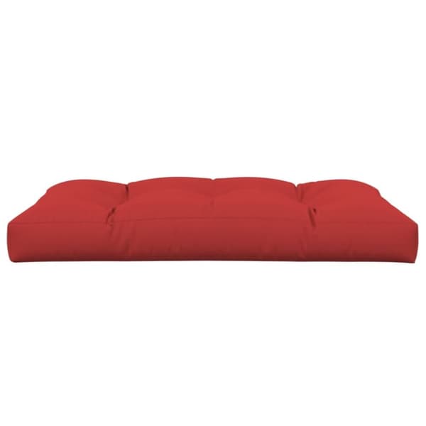 vidaXL Palldyna röd 120x80x12 cm tyg