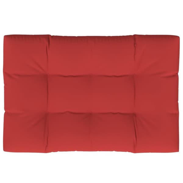 vidaXL Palldyna röd 120x80x12 cm tyg